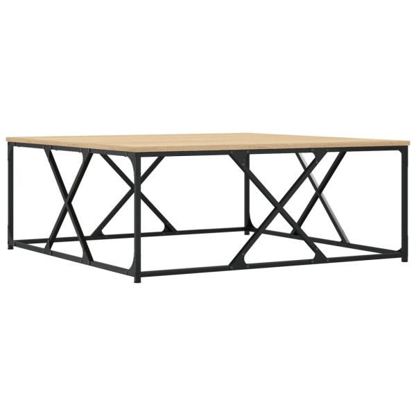 Mesa de centro madera de ingeniería roble Sonoma 100x100x40 cm Mesa de centro madera de ingeniería roble Sonoma 100x100x40 cm