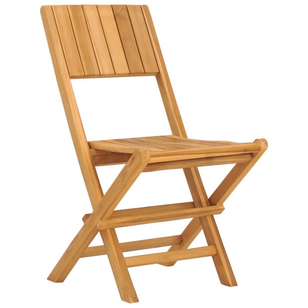 Sillas de jardín plegables 4 uds madera maciza teca 47x61x90 cm Sillas de jardín plegables 4 uds madera maciza teca 47x61x90 cm