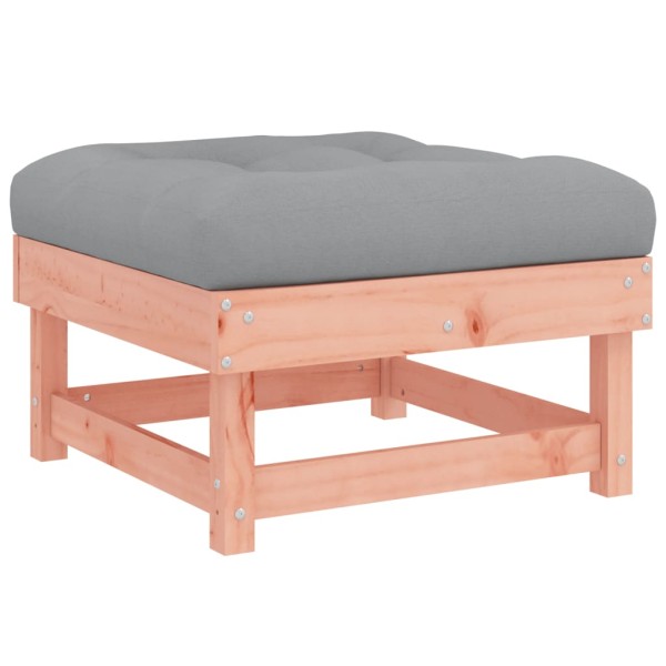 Juego de muebles jardín 4 pzas y cojines madera abeto Douglas