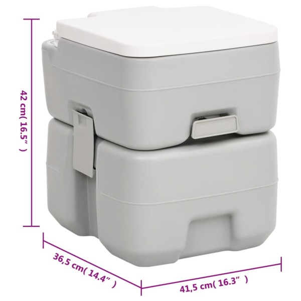 Juego de inodoro con lavabo portátil para camping Juego de inodoro con lavabo portátil para camping