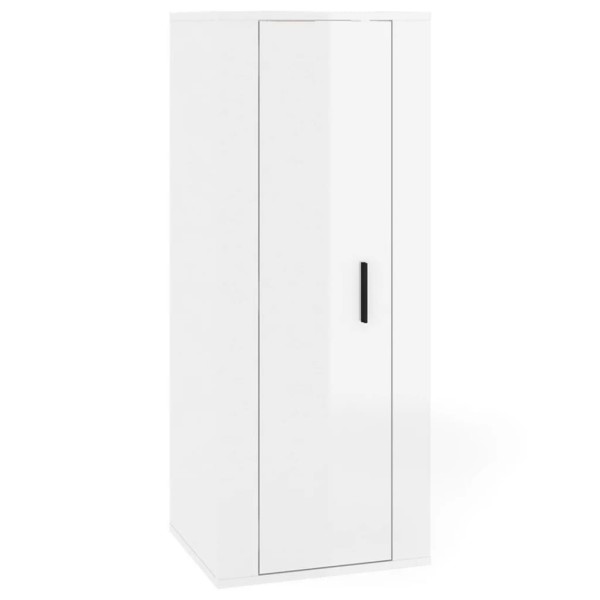 Mueble para TV de pared blanco brillante 40x34,5x100 cm Mueble para TV de pared blanco brillante 40x34,5x100 cm