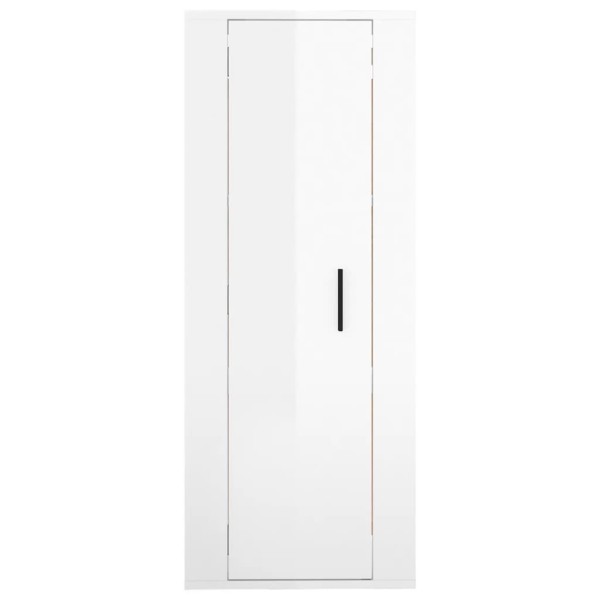 Mueble para TV de pared blanco brillante 40x34,5x100 cm Mueble para TV de pared blanco brillante 40x34,5x100 cm
