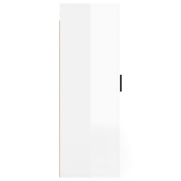 Mueble para TV de pared blanco brillante 40x34,5x100 cm Mueble para TV de pared blanco brillante 40x34,5x100 cm