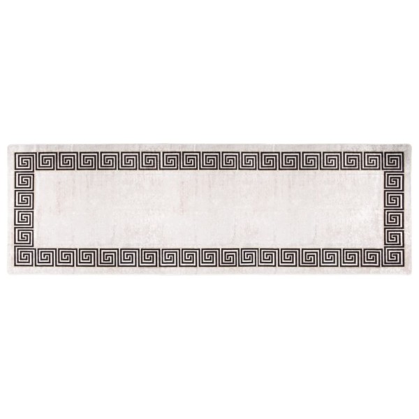 Alfombra lavable antideslizante beige claro 80x300 cm Alfombra lavable antideslizante beige claro 80x300 cm