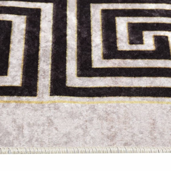 Alfombra lavable antideslizante beige claro 80x300 cm Alfombra lavable antideslizante beige claro 80x300 cm