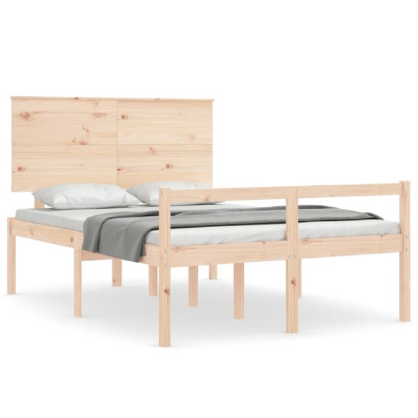 Cama para personas mayores con cabecero madera maciza 120x200cm Cama para personas mayores con cabecero madera maciza 120x200cm