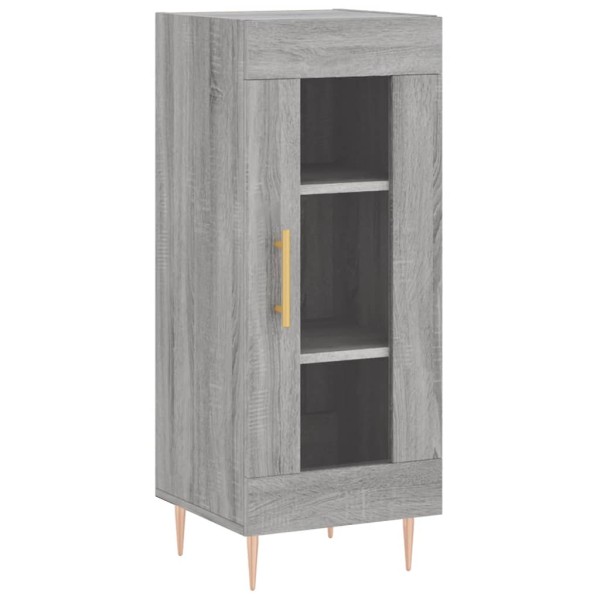 Aparador alto madera de ingeniería gris Sonoma 34,5x34x180 cm Aparador alto madera de ingeniería gris Sonoma 34,5x34x180 cm