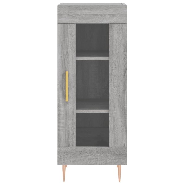 Aparador alto madera de ingeniería gris Sonoma 34,5x34x180 cm Aparador alto madera de ingeniería gris Sonoma 34,5x34x180 cm