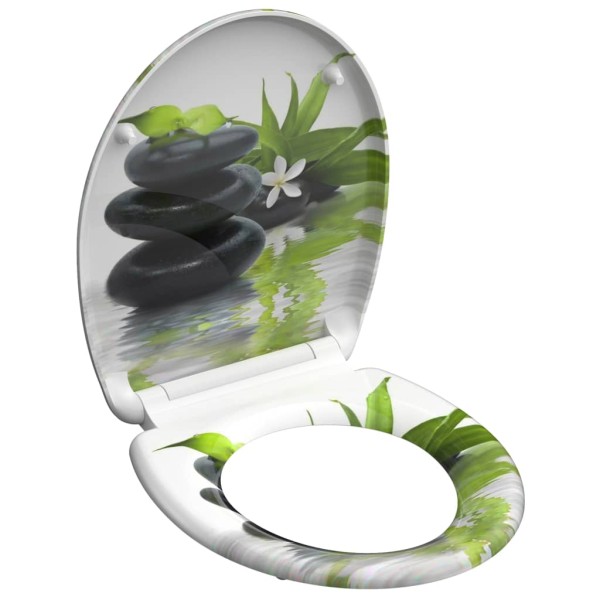 SCHÜTTE Asiento de WC duroplast con cierre suave estampado SCHÜTTE Asiento de WC duroplast con cierre suave estampado