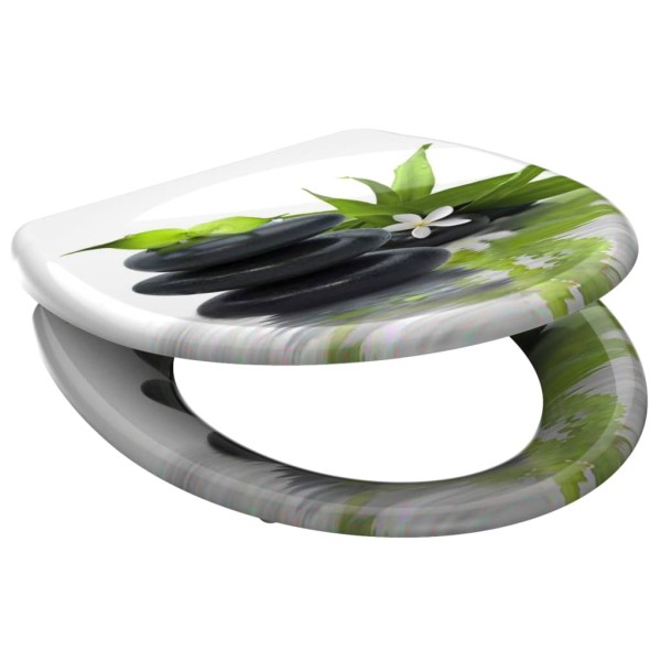 SCHÜTTE Asiento de WC duroplast con cierre suave estampado SCHÜTTE Asiento de WC duroplast con cierre suave estampado