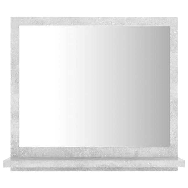 Espejo de baño madera contrachapada gris hormigón 40x10,5x37 cm Espejo de baño madera contrachapada gris hormigón 40x10,5x37 cm