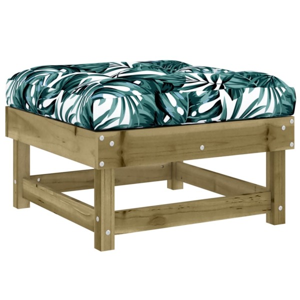 Juego de muebles jardín 5 pzas y cojines madera pino impregnada Juego de muebles jardín 5 pzas y cojines madera pino impregnada