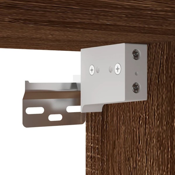 Muebles para TV de pared 2 uds roble marrón 57x34,5x40 cm Muebles para TV de pared 2 uds roble marrón 57x34,5x40 cm
