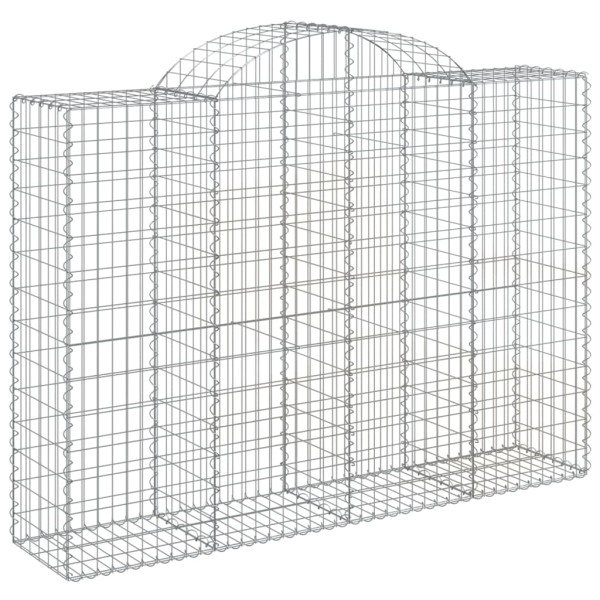 Cestas gaviones 20 uds forma de arco hierro 200x50x140/160 cm Cestas gaviones 20 uds forma de arco hierro 200x50x140/160 cm