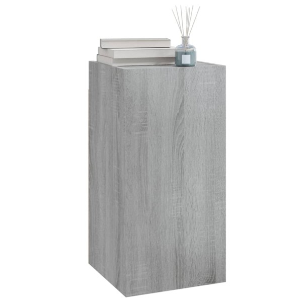 Mueble para TV 2 uds contrachapado gris Sonoma 30,5x30x60 cm Mueble para TV 2 uds contrachapado gris Sonoma 30,5x30x60 cm