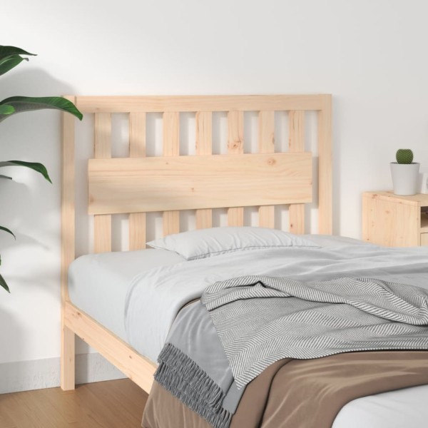 Cabecero de cama madera maciza de pino 105,5x4x100 cm Cabecero de cama madera maciza de pino 105,5x4x100 cm