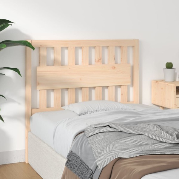 Cabecero de cama madera maciza de pino 105,5x4x100 cm Cabecero de cama madera maciza de pino 105,5x4x100 cm