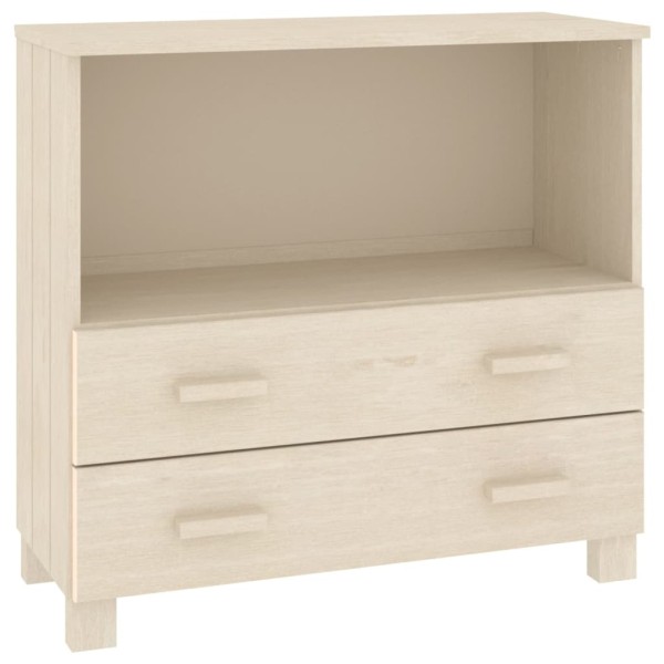 Aparador HAMAR madera de pino maciza marrón miel 85x35x80 cm Aparador HAMAR madera de pino maciza marrón miel 85x35x80 cm