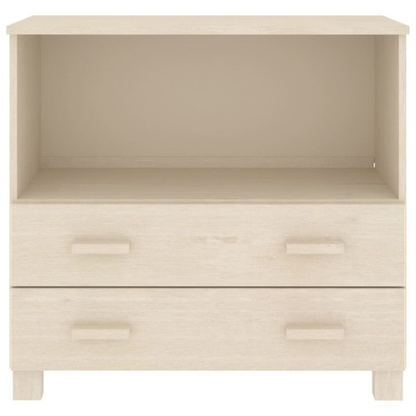 Aparador HAMAR madera de pino maciza marrón miel 85x35x80 cm Aparador HAMAR madera de pino maciza marrón miel 85x35x80 cm
