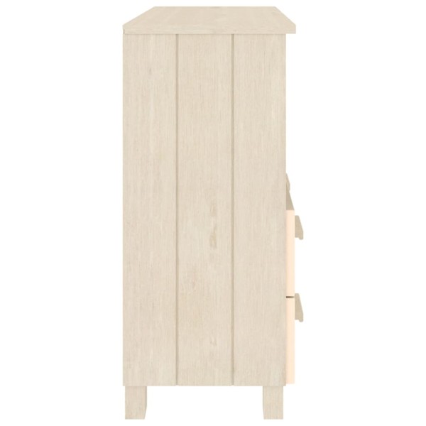 Aparador HAMAR madera de pino maciza marrón miel 85x35x80 cm Aparador HAMAR madera de pino maciza marrón miel 85x35x80 cm