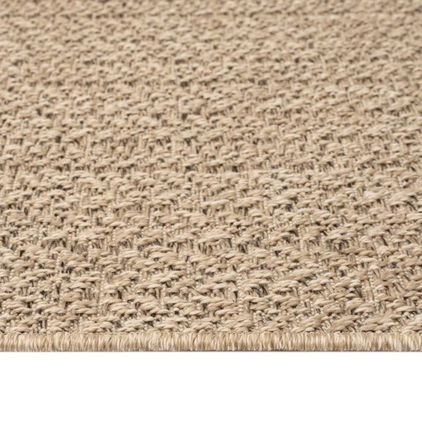 Alfombra con aspecto de yute interior y exterior 80x150 cm