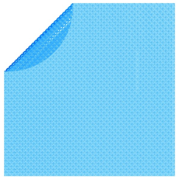 Cubierta solar de piscina de PE redonda y flotante 300 cm azul