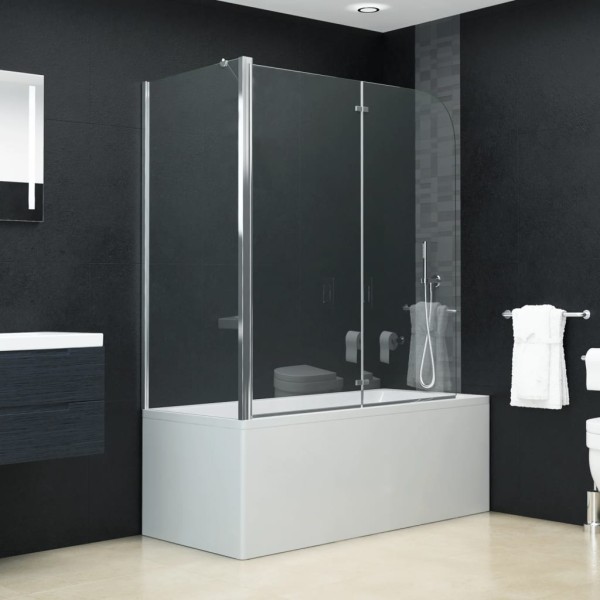 Mampara de ducha plegable ESG 120x68x130 cm Mampara de ducha plegable ESG 120x68x130 cm