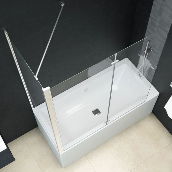 Mampara de ducha plegable ESG 120x68x130 cm Mampara de ducha plegable ESG 120x68x130 cm