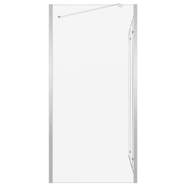 Mampara de ducha de vidrio templado transparente 120x69x130 cm Mampara de ducha de vidrio templado transparente 120x69x130 cm