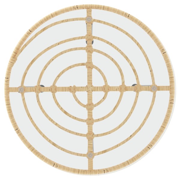 Mesa de comedor de vidrio templado y acero 55 cm Mesa de comedor de vidrio templado y acero 55 cm