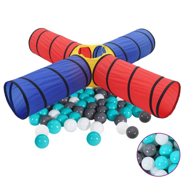 Túnel de juegos para niños con 250 bolas multicolor Túnel de juegos para niños con 250 bolas multicolor