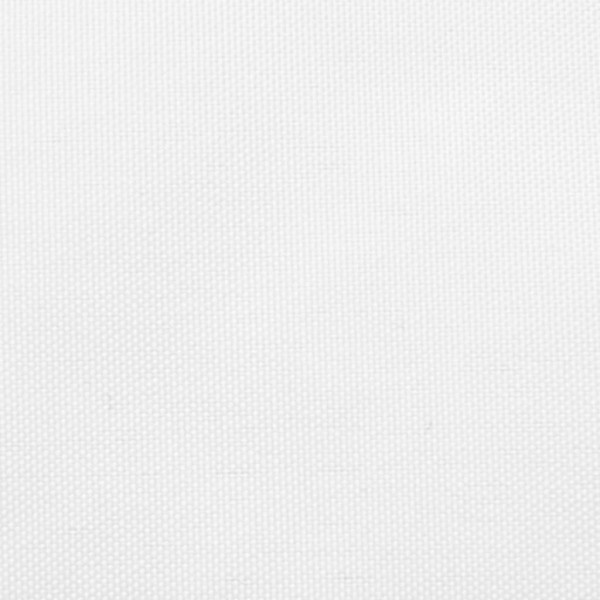 Toldo de vela triangular tela Oxford blanco 5x5x6 m Toldo de vela triangular tela Oxford blanco 5x5x6 m