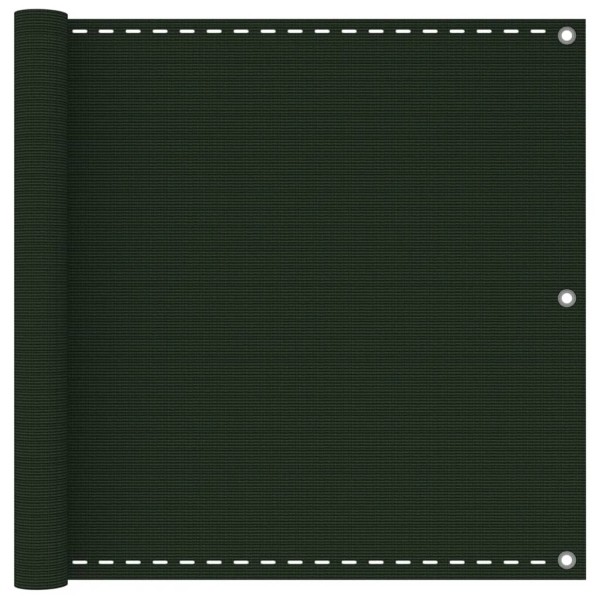 Toldo para balcón HDPE verde oscuro 90x300 cm Toldo para balcón HDPE verde oscuro 90x300 cm