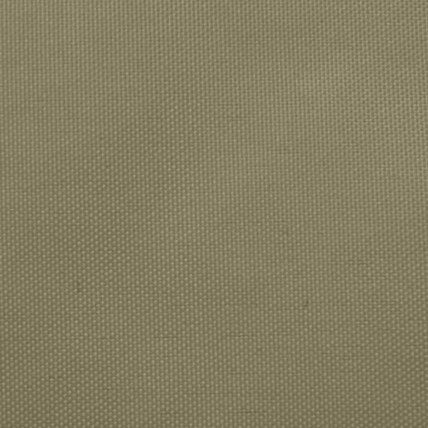 Toldo de vela trapezoidal de tela oxford beige 3/5x4 m Toldo de vela trapezoidal de tela oxford beige 3/5x4 m