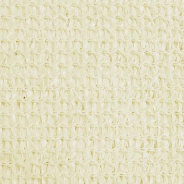 Toldo de vela HDPE color crema 160 g/m² 4,5x4,5x4,5 m Toldo de vela HDPE color crema 160 g/m² 4,5x4,5x4,5 m