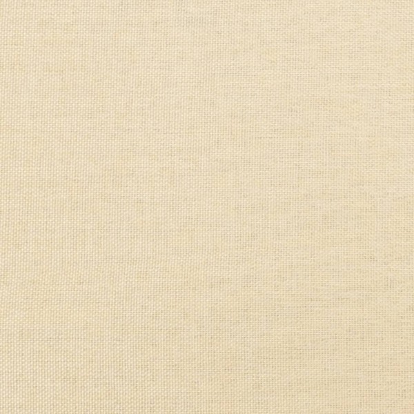 Silla mecedora de tela blanco crema