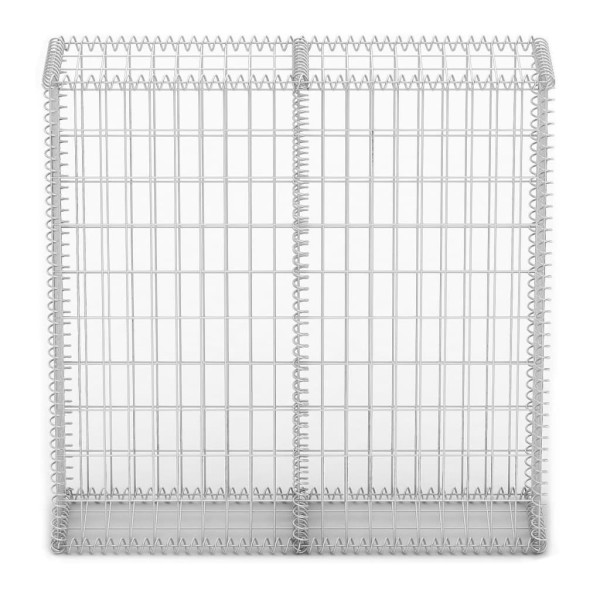 Cesta para muro de gaviones de alambre galvanizado 100x100x30cm Cesta para muro de gaviones de alambre galvanizado 100x100x30cm
