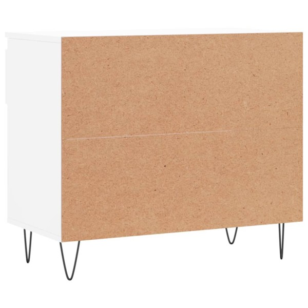 Mueble zapatero madera contrachapada blanco 70x36x60 cm Mueble zapatero madera contrachapada blanco 70x36x60 cm
