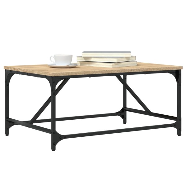 Mesa de centro madera de ingeniería roble Sonoma 75x50x35 cm Mesa de centro madera de ingeniería roble Sonoma 75x50x35 cm
