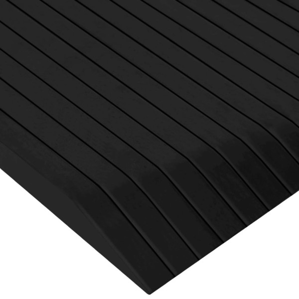 Rampas de umbral goma 2 uds 110x41x5 cm