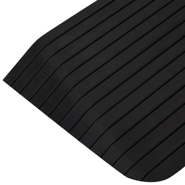 Rampas de umbral goma 2 uds 110x41x5 cm