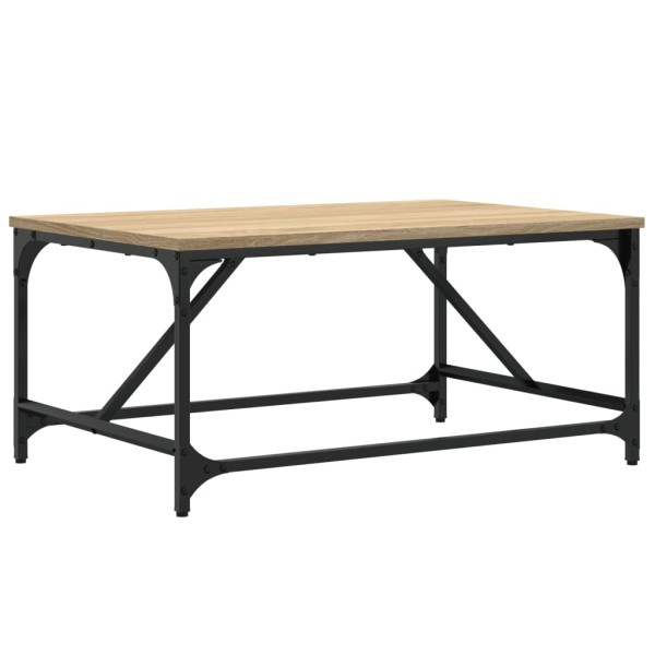 Mesa de centro madera de ingeniería roble Sonoma 75x50x35 cm Mesa de centro madera de ingeniería roble Sonoma 75x50x35 cm