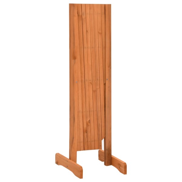 Valla de jardín enrejada madera maciza abeto naranja 150x80 cm Valla de jardín enrejada madera maciza abeto naranja 150x80 cm