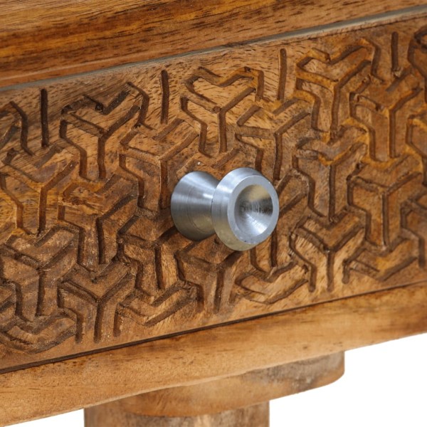 Mesa consola de madera maciza de mango 102x30x79 cm Mesa consola de madera maciza de mango 102x30x79 cm