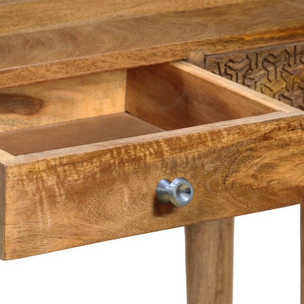 Mesa consola de madera maciza de mango 102x30x79 cm Mesa consola de madera maciza de mango 102x30x79 cm