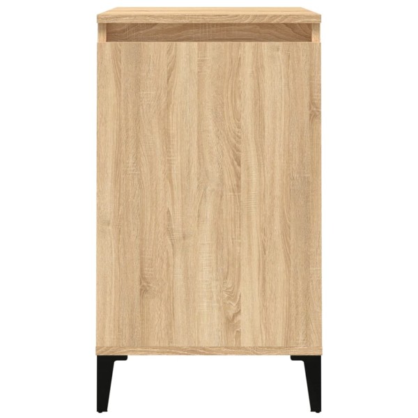 Mesitas de noche 2 uds madera contrachapada roble 40x35x70 cm Mesitas de noche 2 uds madera contrachapada roble 40x35x70 cm