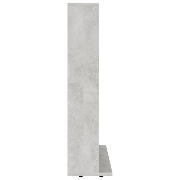 Estantería para CD contrachapada gris hormigón 102x23x89,5 cm Estantería para CD contrachapada gris hormigón 102x23x89,5 cm