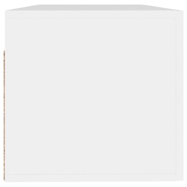 Armario de pared madera contrachapada blanco 100x36,5x35 cm Armario de pared madera contrachapada blanco 100x36,5x35 cm