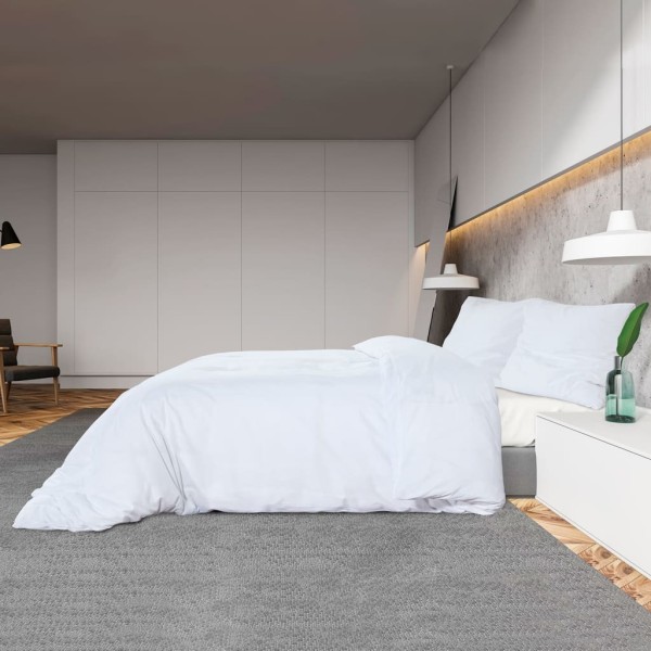 Juego de funda nórdica microfibra ligera blanco 260x240 cm Juego de funda nórdica microfibra ligera blanco 260x240 cm