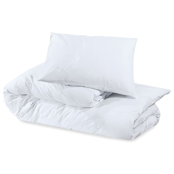 Juego de funda nórdica microfibra ligera blanco 260x240 cm Juego de funda nórdica microfibra ligera blanco 260x240 cm